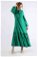 Pomegranate Belted Dress Green - Thumbnail
