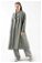 Ribana Collar Cachet Coat Grey - Thumbnail