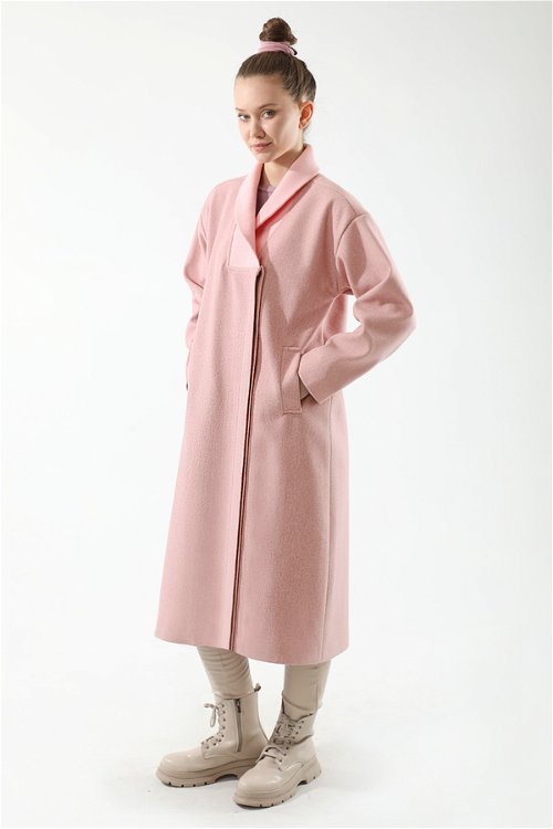 Ribana Collar Cachet Coat Pink
