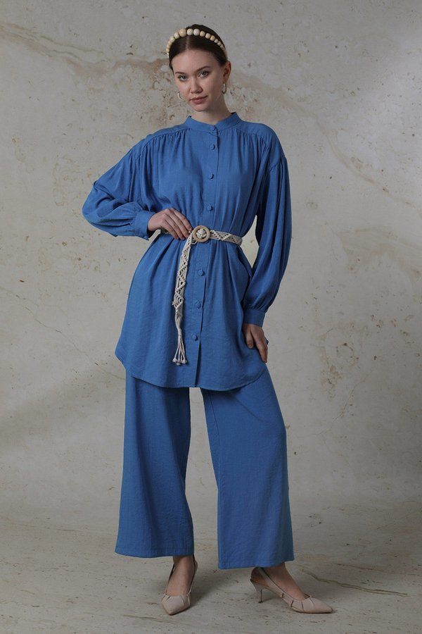 Zulays - Salaş Pantolon Takım Mavi