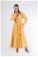 Frill Collar Dress Yellow - Thumbnail