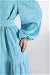Ruffle Detailed Dress Light Blue - Thumbnail