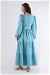 Ruffle Detailed Dress Light Blue - Thumbnail
