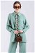Frilly Shirt Suit Mint - Thumbnail