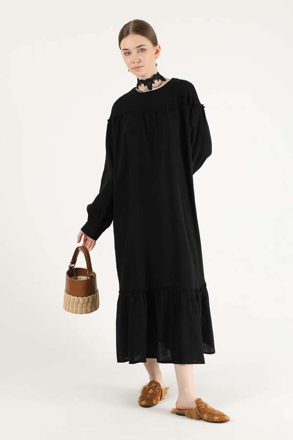 Zulays - Salaş Elbise Siyah
