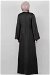 SATIN AEROBIN DRESS BLACK - Thumbnail