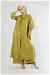 Scarf Abaya Suit Oil Geen - Thumbnail
