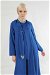 Scarf Abaya Suit Sax Blue - Thumbnail