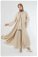 Scarf Abaya Suit Stone - Thumbnail