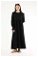 Zulays - Shirred Detail Dress Black