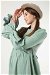 Shirred Detail Dress Mint - Thumbnail