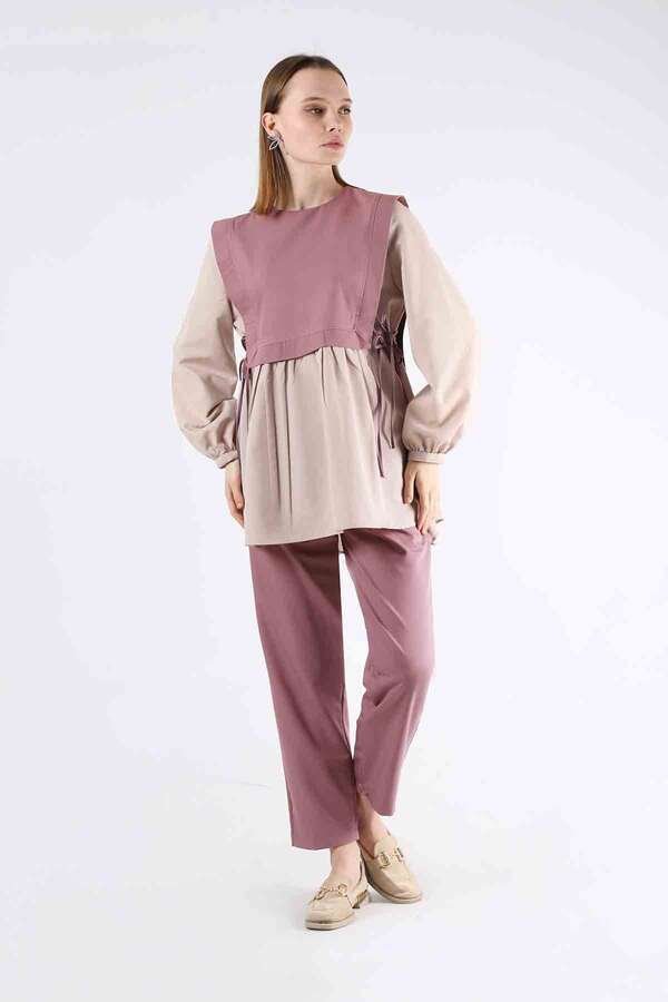Shirt Tunic Suit Dried Rose
