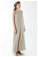 Sıfır Kol Uzun İçlik Elbise Taş - Thumbnail