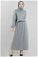 Zulays - Skirted Wool Knitwear Suit Grey