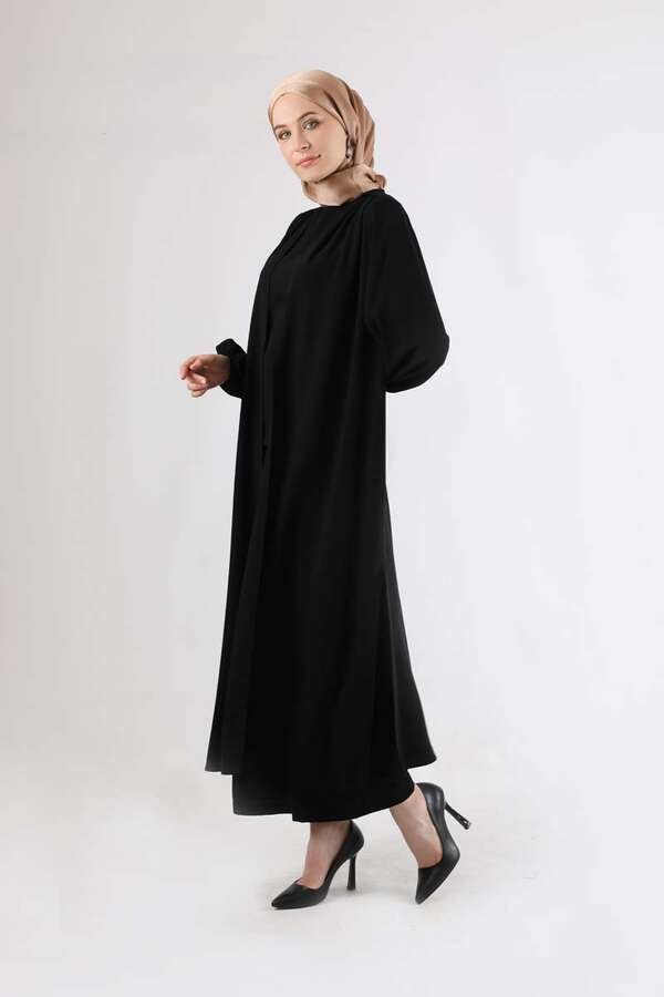 Soft Kimono Suit Black