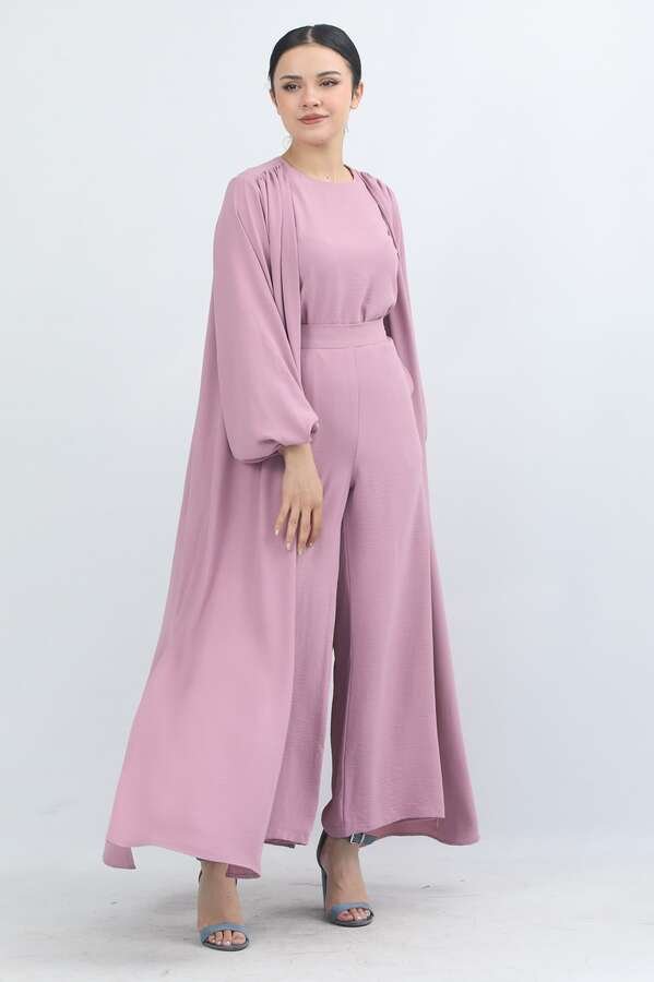 Soft Kimono Suit Powder Pink