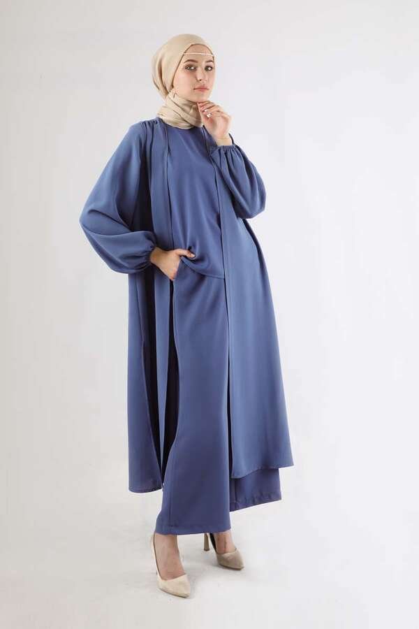 Soft Kimono Suit Royal Blue