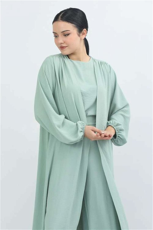 Soft Kimono Suit water green