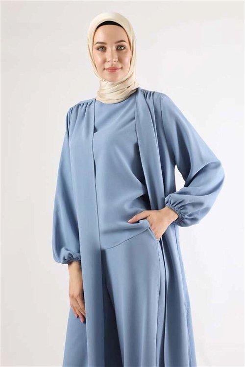 Soft Kimono Takım Bebe Mavisi