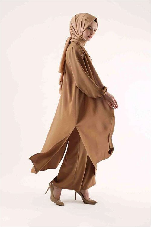 Soft Kimono Takım Camel