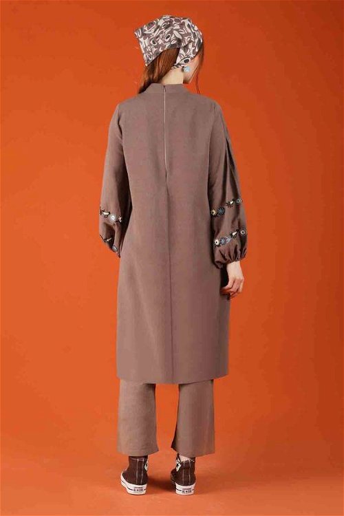 Soft Linen Suit Brown