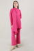 Spanish Trousers Asymmetrical Suit Fuchsia - Thumbnail