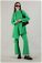 Zulays - Spanish Trousers Asymmetrical Suit Green