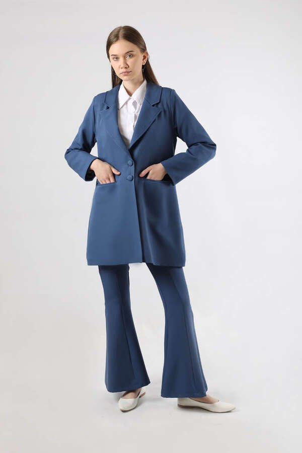 Zulays - Spanish Trousers Jacket & Pants Suit Indıgo
