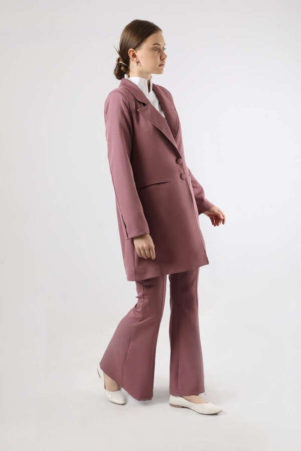 Spanish Trousers Jacket & Pants Suit Rose Dried