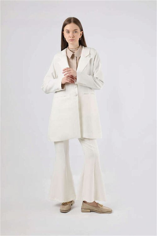 Spanish Trousers Jacket & Pants Suit White