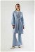 Spanish Trousers Kimono Suit Baby Blue - Thumbnail