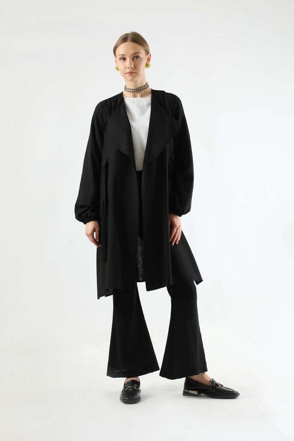 Spanish Trousers Kimono Suit Black