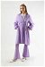 Spanish Trousers Kimono Suit Lilac - Thumbnail