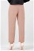 Straight Fabric Trousers Mink - Thumbnail