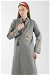Tasseled Cachet Coat Grey - Thumbnail