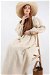 Vest Detailed Dress Brown Cream - Thumbnail