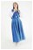 Zulays - Vest Detailed Skirt Set Blue