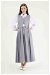 Vest Detailed Skirt Set Grey - Thumbnail