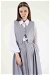 Vest Detailed Skirt Set Grey - Thumbnail