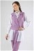Vest Shirt Suit Lilac - Thumbnail