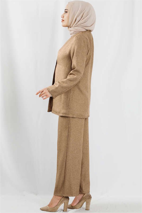 Vest Suit Milk Brown