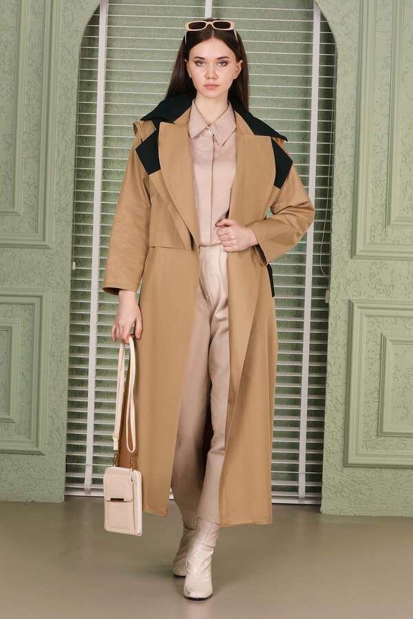 Zulays - Vest Trench Camel