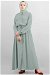 Waist Pleated Dress Mint - Thumbnail