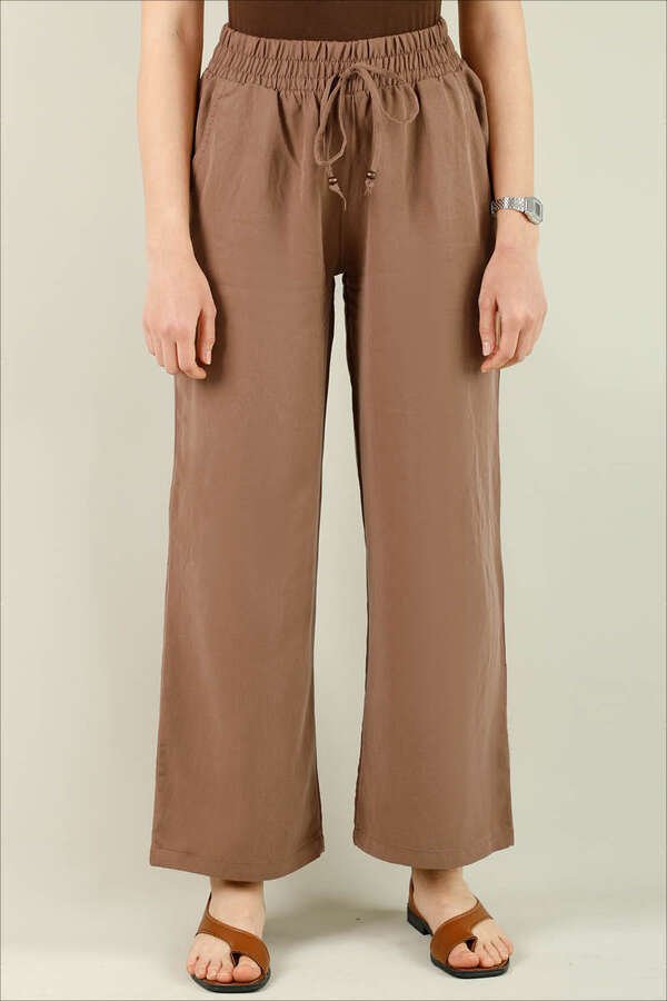 Wide Leg Trousers Brown