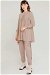 With Ribbon Robe Mink Suit - Thumbnail