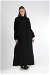 Yarasa Kol Salaş Elbise Siyah - Thumbnail