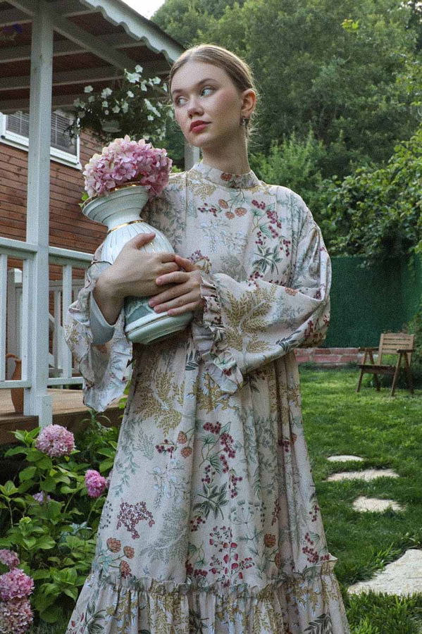 Zulays - Yaz Çiçeği Elbise Taş