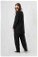 Yırtmaçlı Tunik Pantolon Takım Siyah - Thumbnail