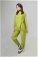 Yırtmaçlı Tunik Pantolon Takım Yağ Yeşili - Thumbnail