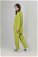Yırtmaçlı Tunik Pantolon Takım Yağ Yeşili - Thumbnail